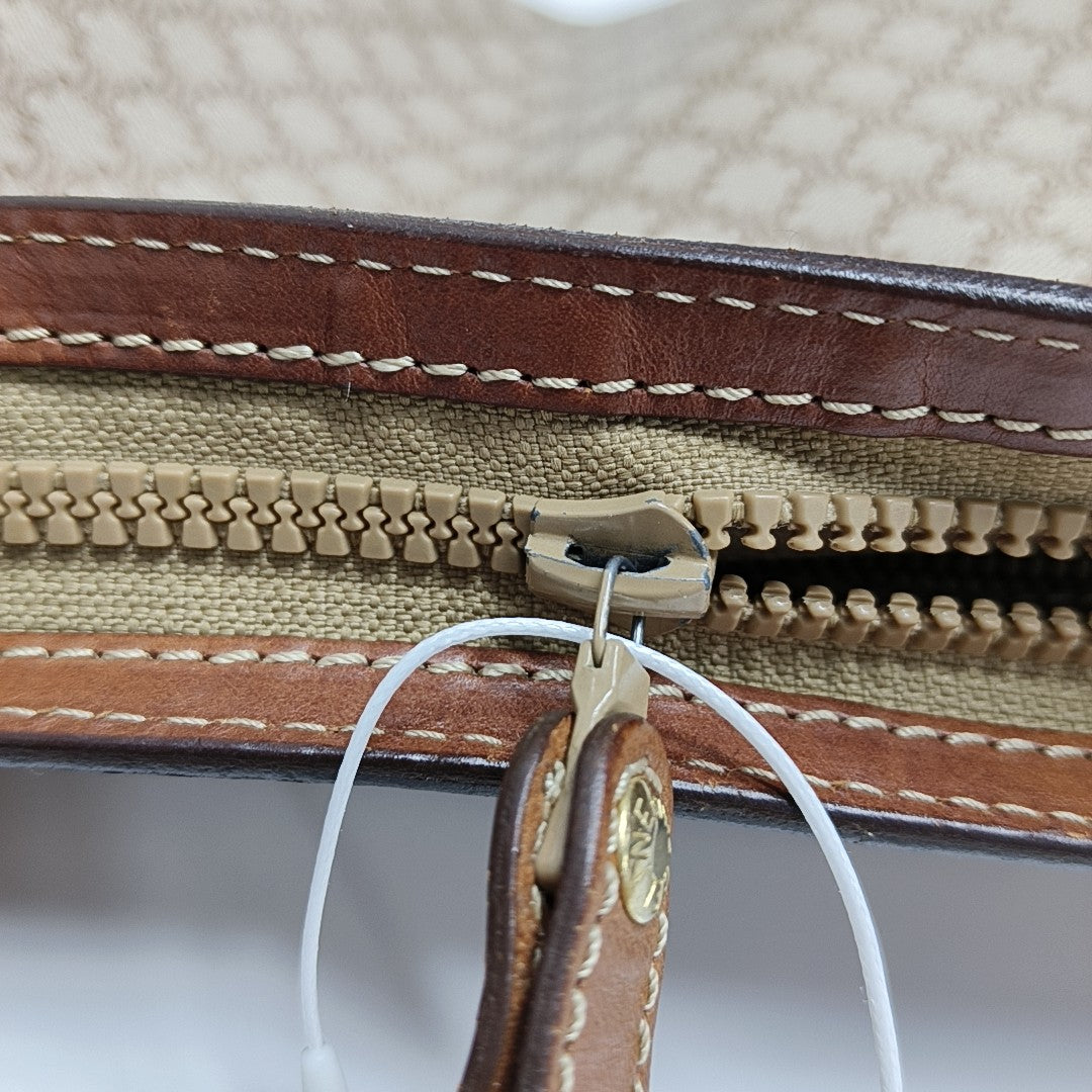 MACADAM CLUTCHES Coated Canvas Beige