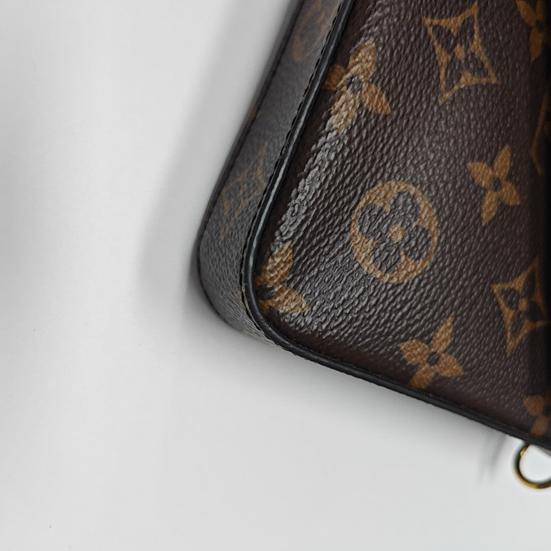 FÉLICIE Monogram Coated Canvas Brown