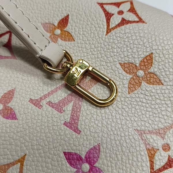 ONTHEGO BB Monogram Calfskin Beige