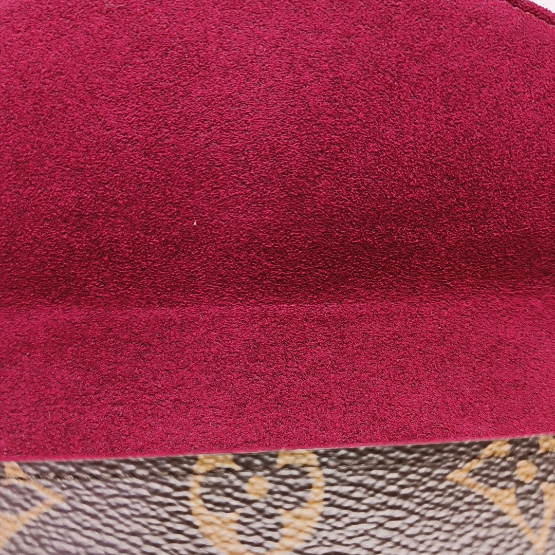 FÉLICIE Monogram Coated Canvas Brown