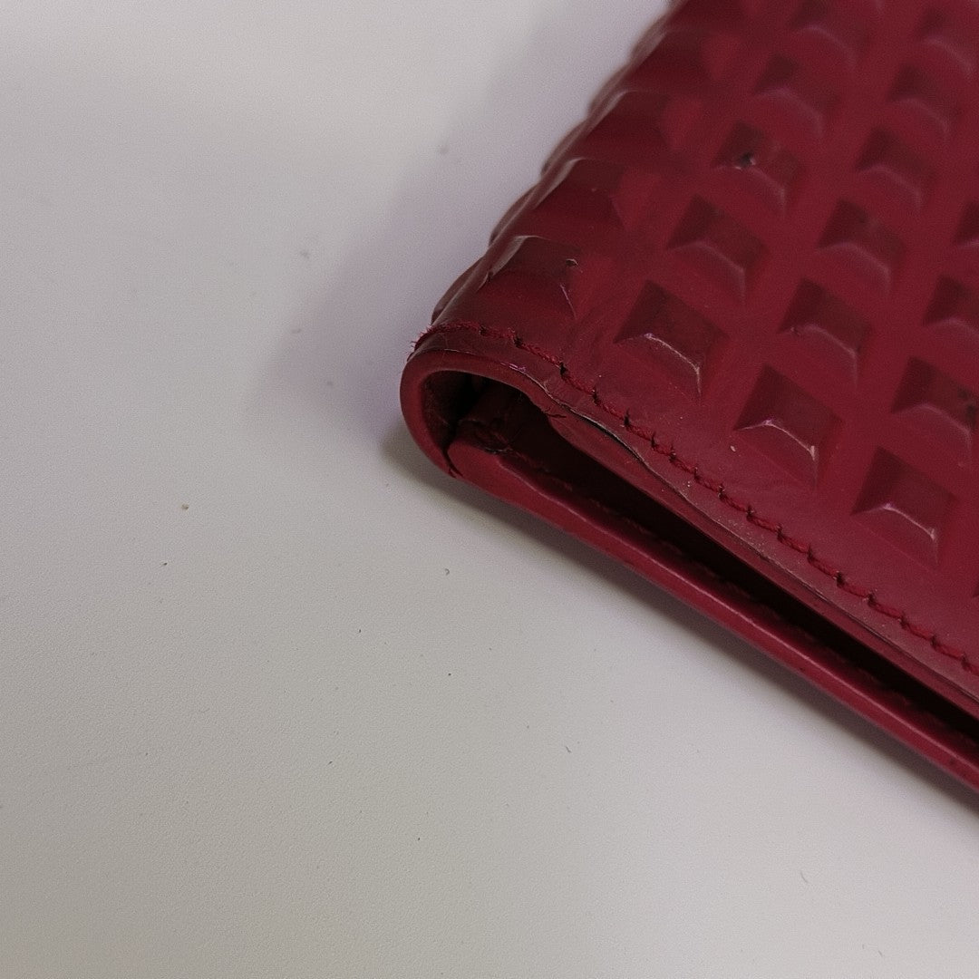 Calfskin Wallet Red