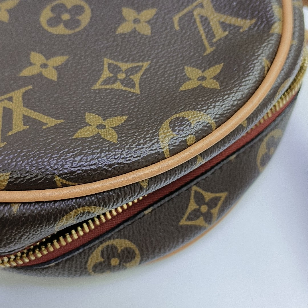 BOITE CHAPEAU PM Monogram Coated Canvas Brown