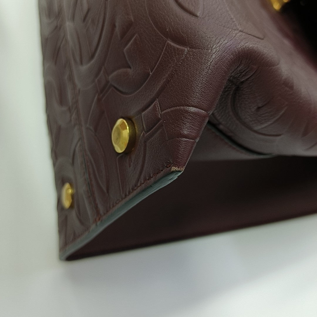 Trifolio Medium Calfskin Red