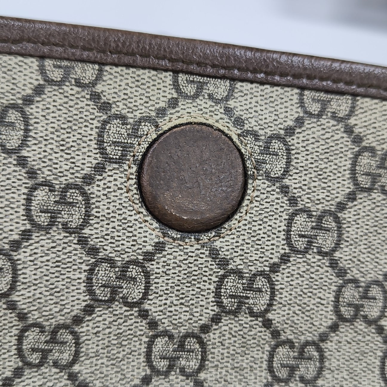 Neo Vintage Monogram Coated Canvas Beige