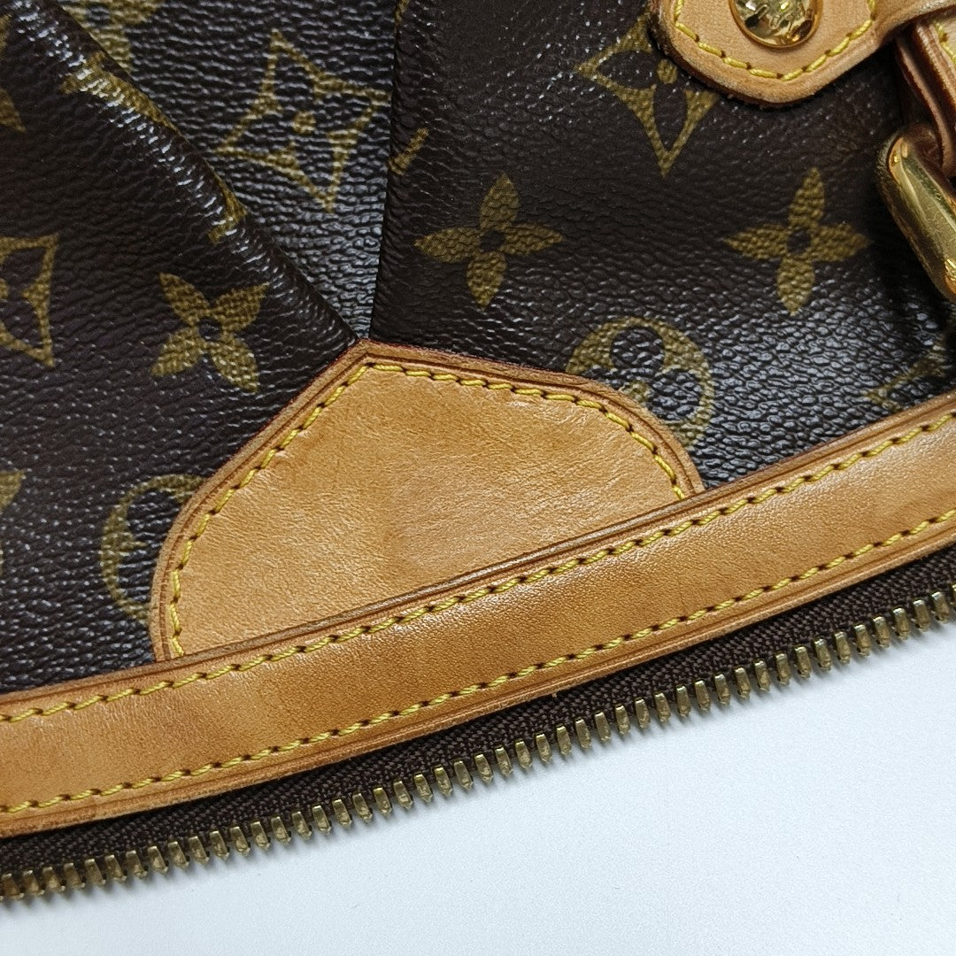 TIVOLI GM Monogram Coated Canvas Brown