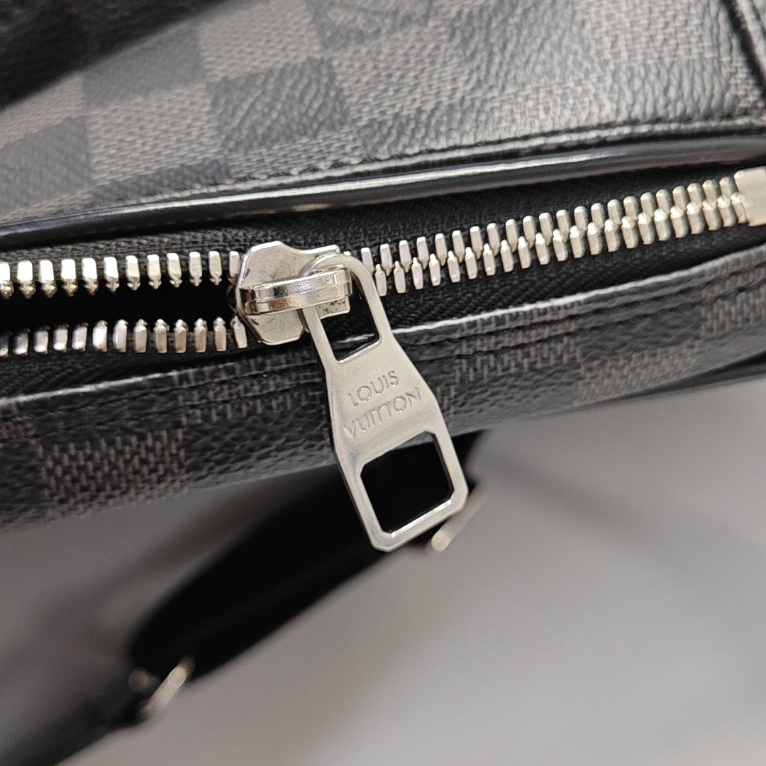 MICHAEL Damier Graphite Coated Canvas Gray