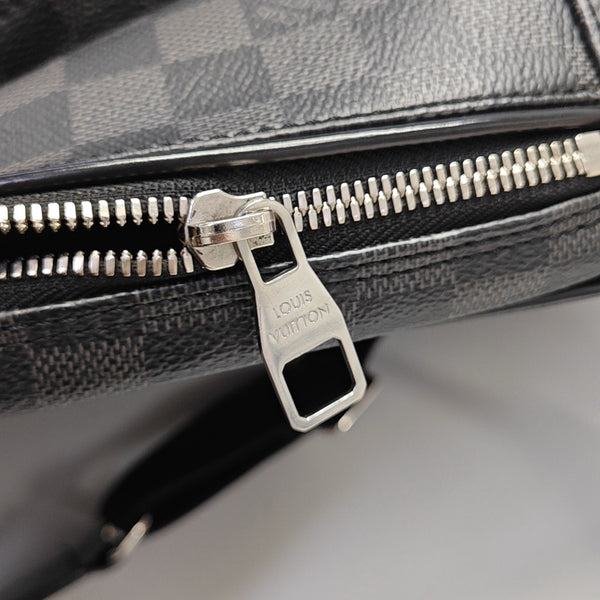 MICHAEL Damier Graphite Coated Canvas Gray