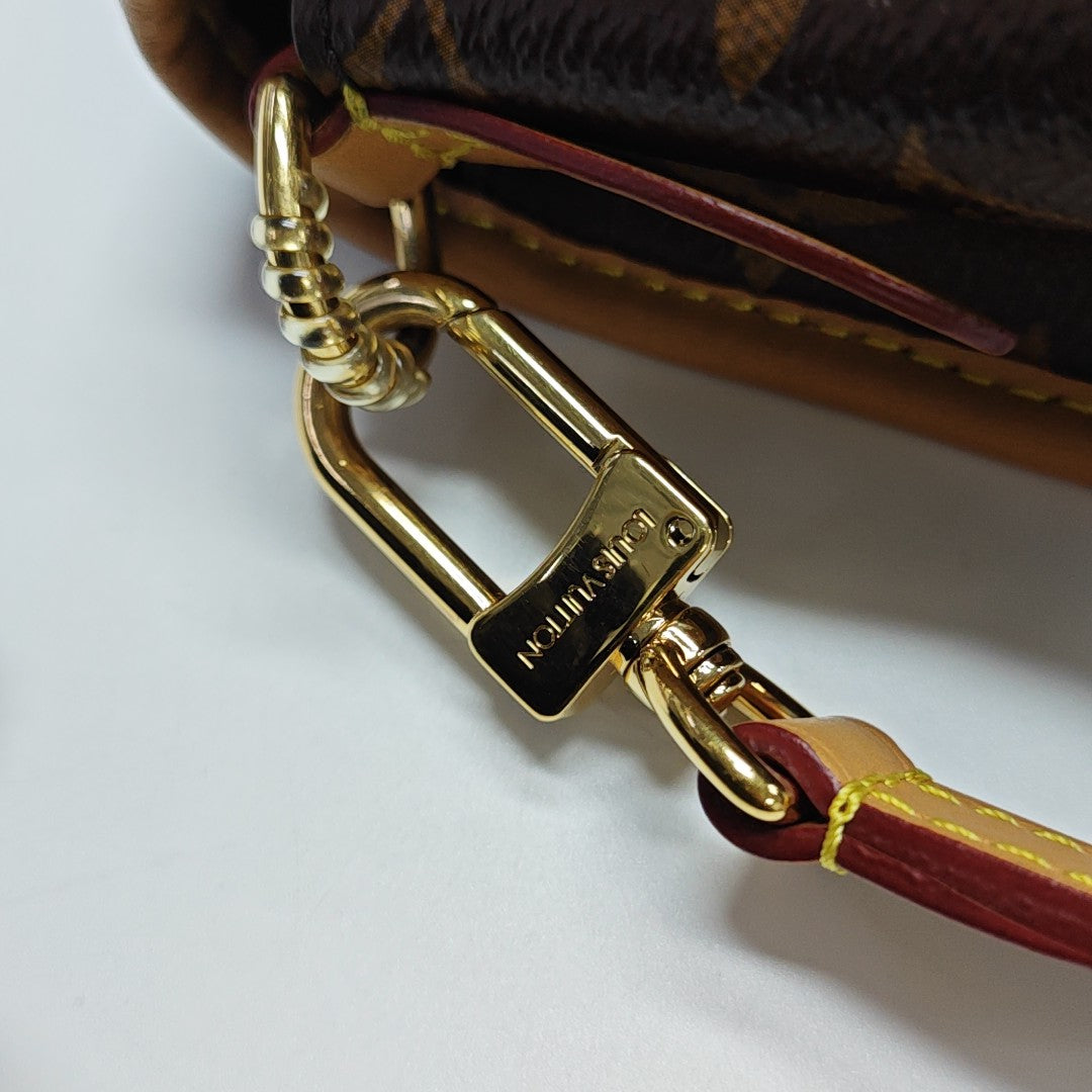 DIANE Monogram Coated Canvas Brown