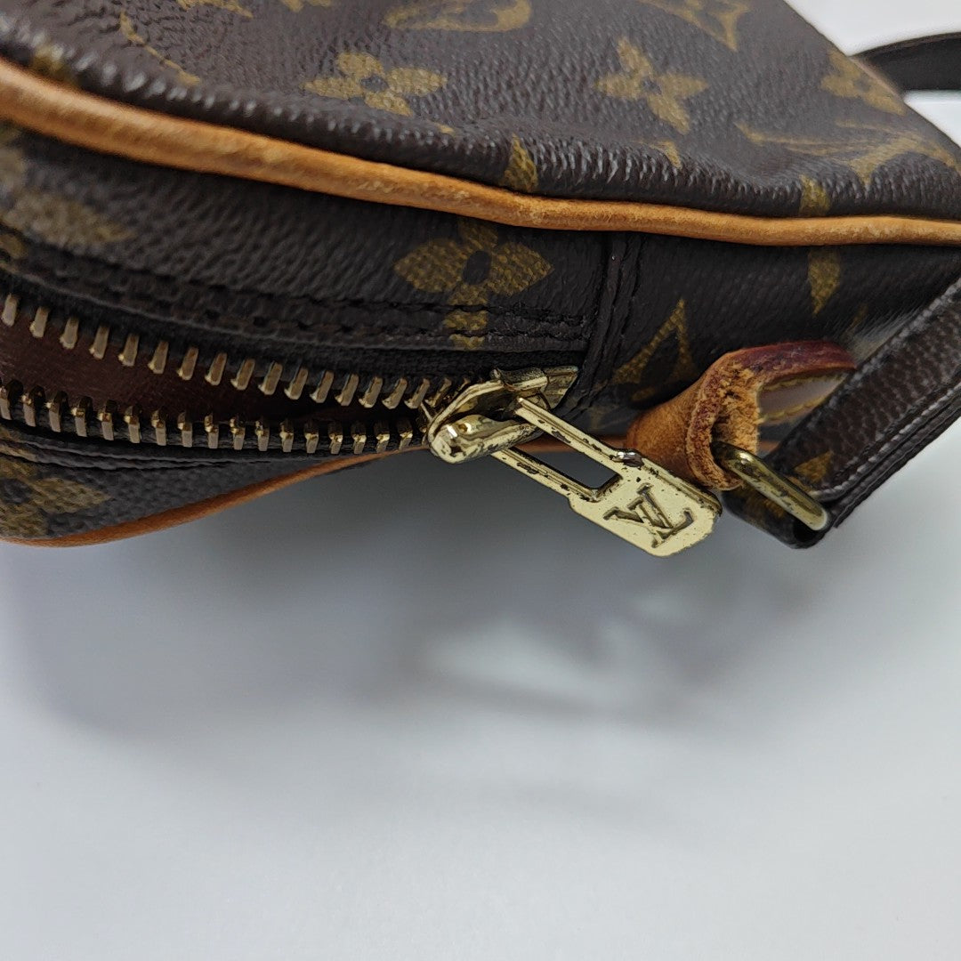 AMAZON Monogram Coated Canvas Brown