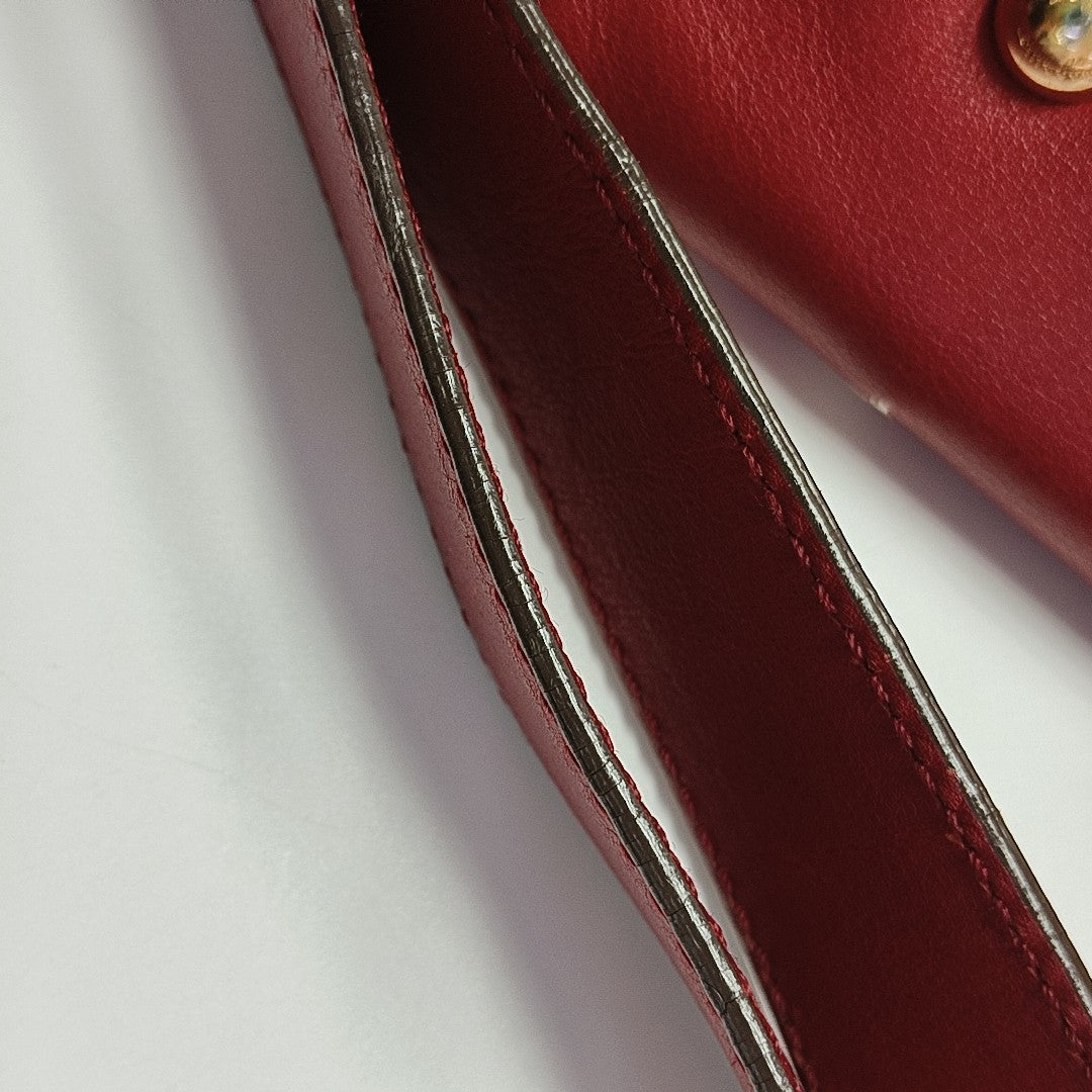 Sophia Calfskin Red