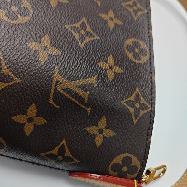 ALL IN Monogram Coated Canvas Brown