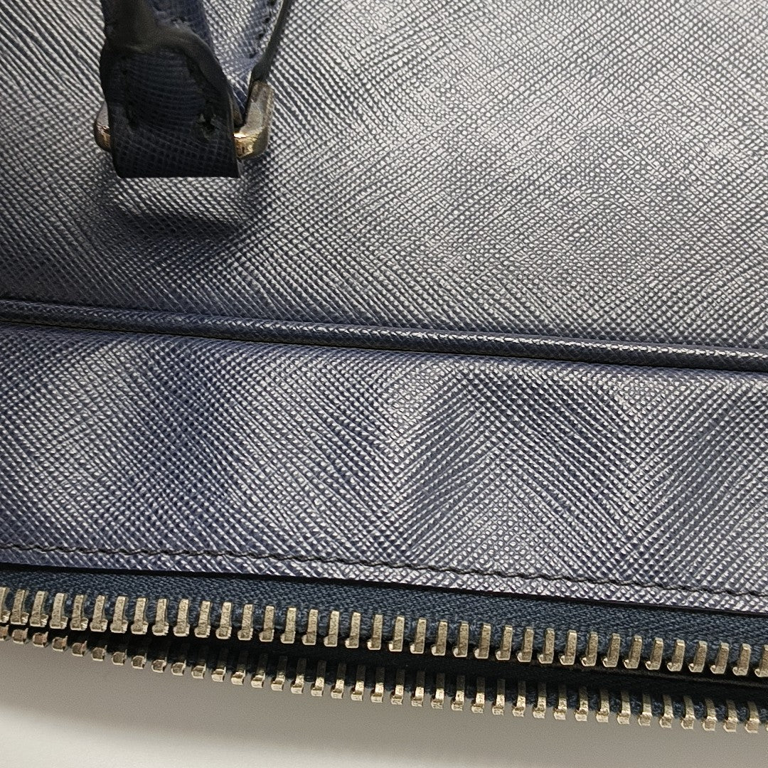 Vitello Saffiano Calfskin Blue