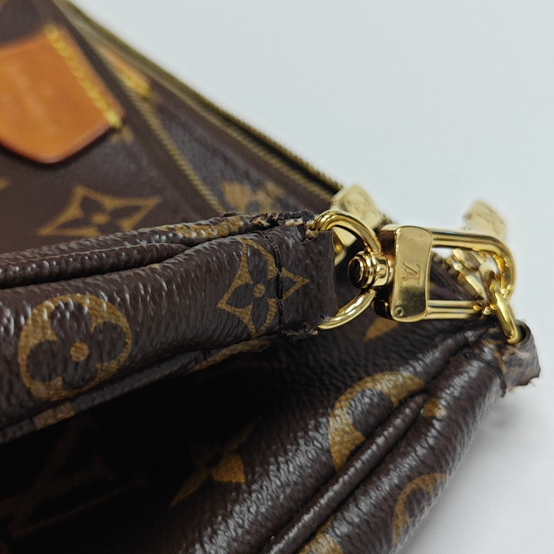 MULTI Monogram Coated Canvas Brown