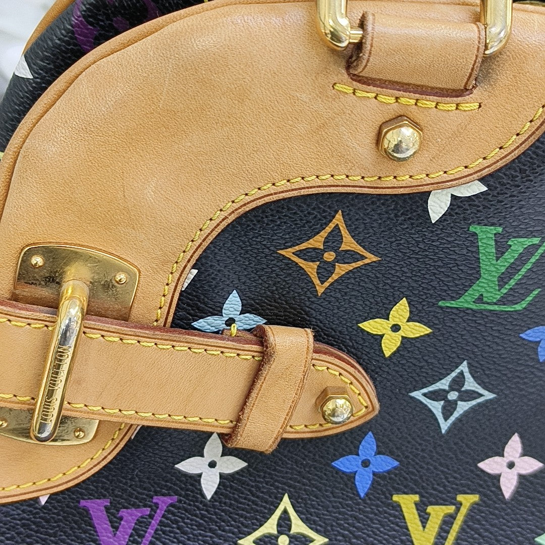 LV × TM CLAUDIA Monogram Coated Canvas Black