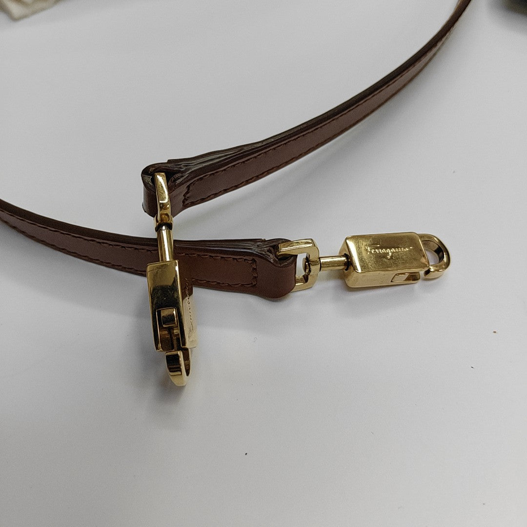 Kelly Calfskin Brown