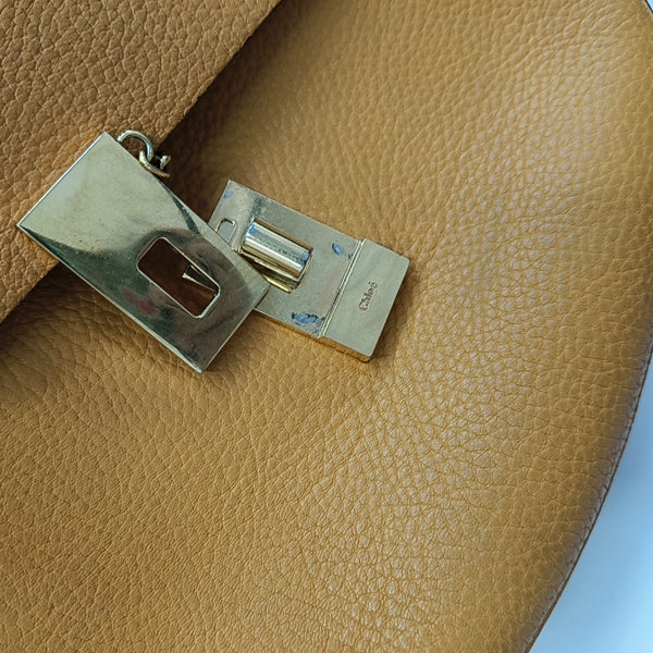 Drew Medium Calfskin Yellow