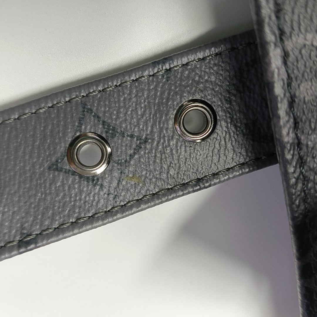 NEW CABAS ZIPPE GM Monogram Coated Canvas Gray