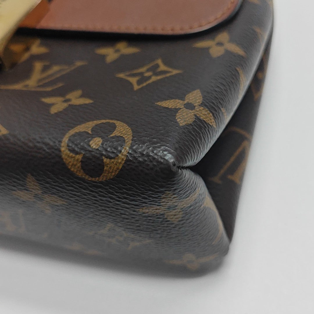 LOCKY BB Monogram Coated Canvas Brown