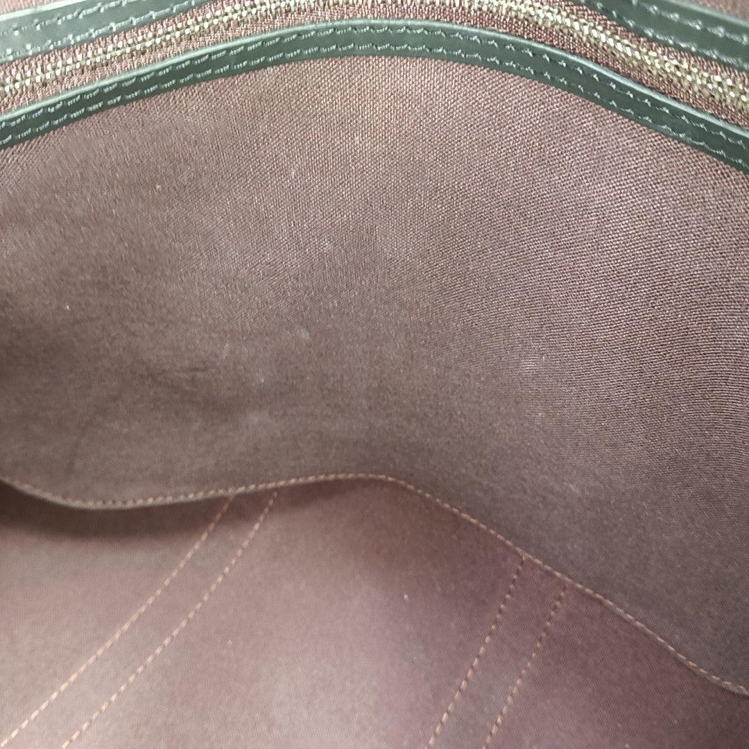 KEEPALL 45 Monogram Coated Canvas Brown