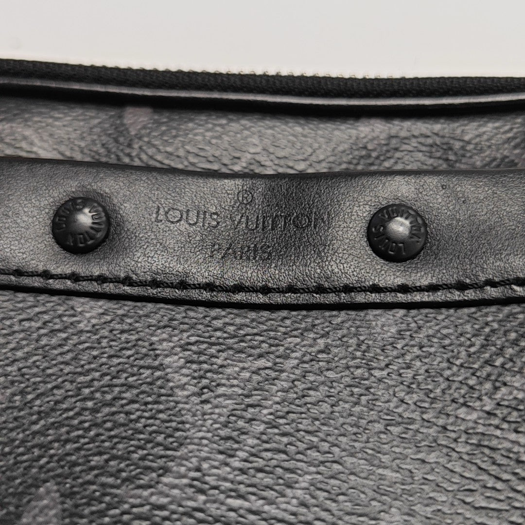 ALPHA Nano Monogram Coated Canvas Black