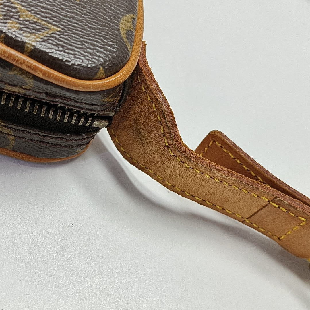 CROISSANT PM Monogram Coated Canvas Brown