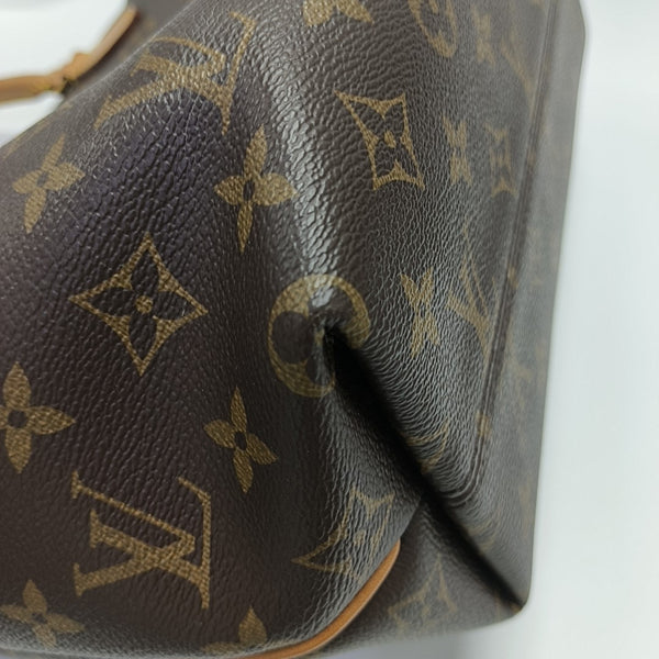 TURENNE Monogram Coated Canvas Brown