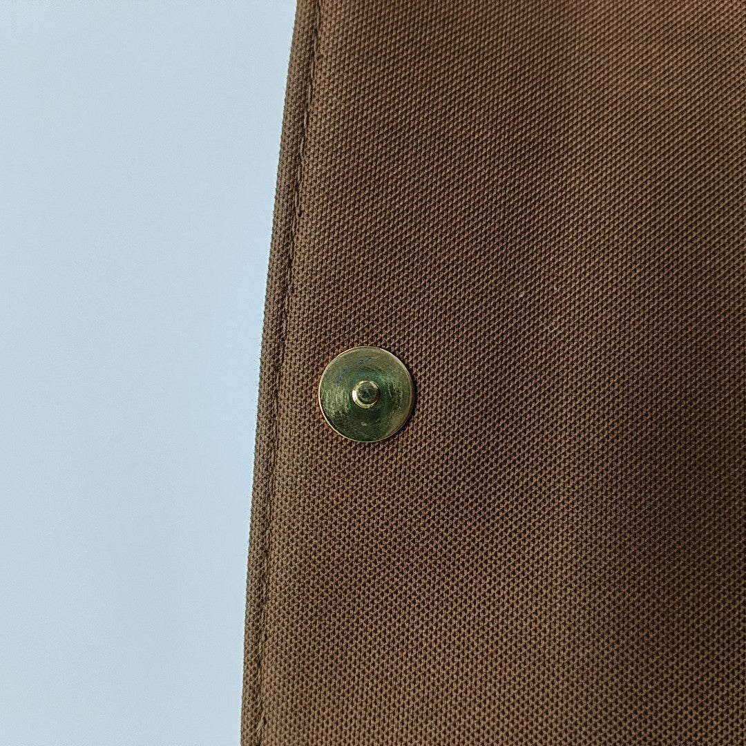 IVY Monogram Coated Canvas Brown
