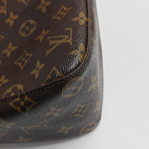 LOOPING MM Monogram Coated Canvas Brown