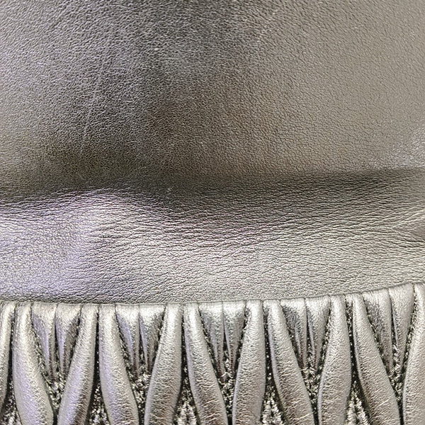 Matelassé Quilted Lambskin Silver