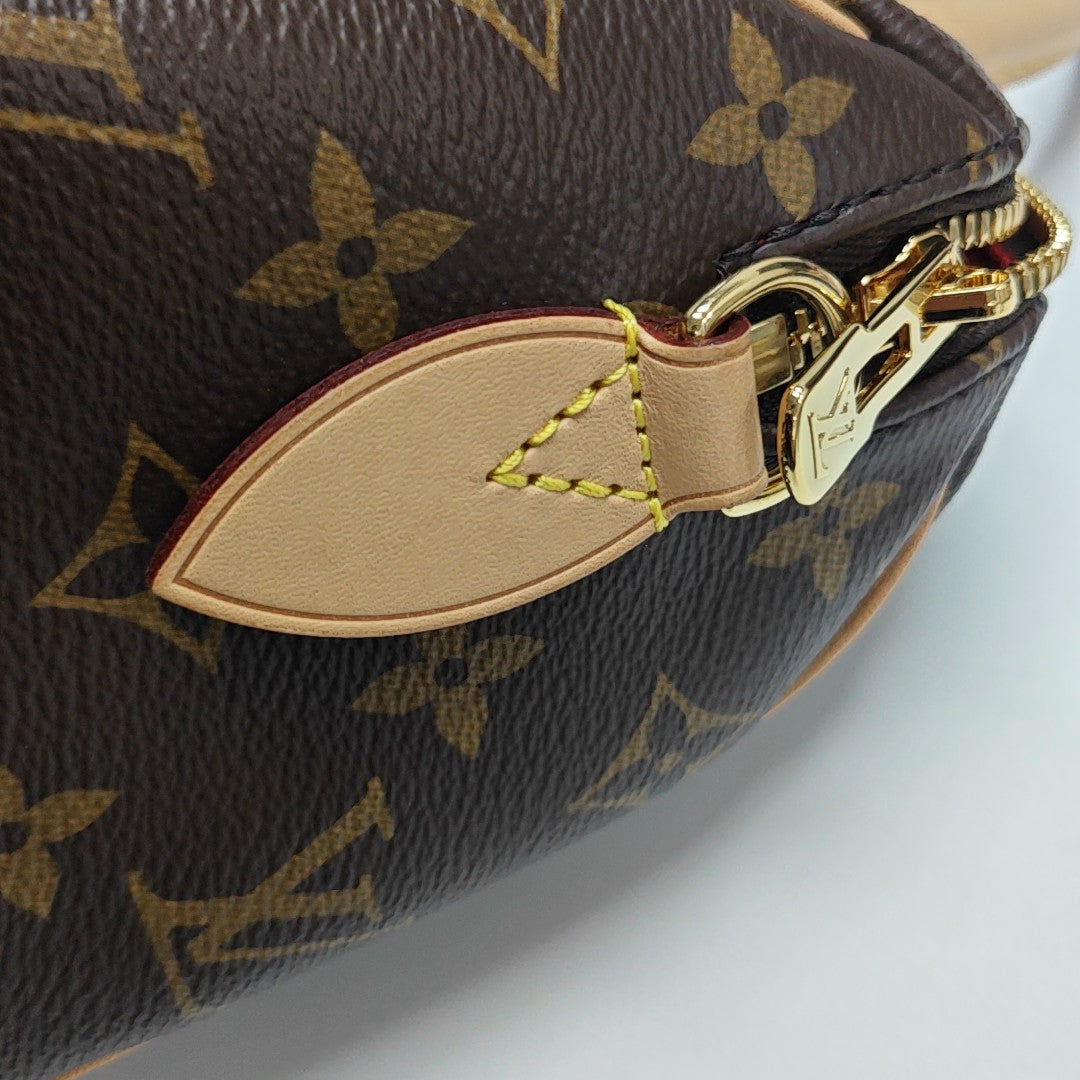 SPEEDY 20 Monogram Coated Canvas Brown