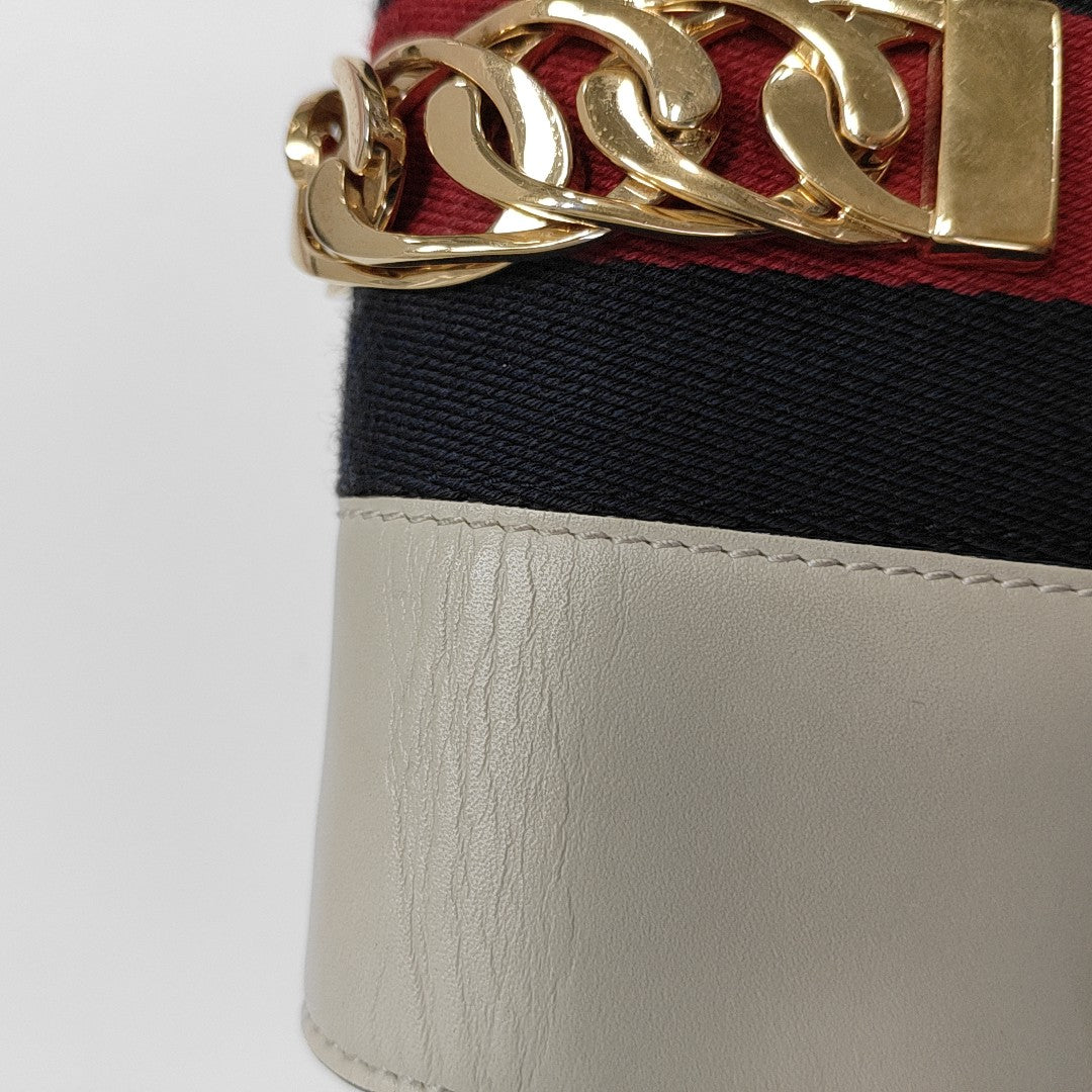 Sylvie Super Mini Calfskin White