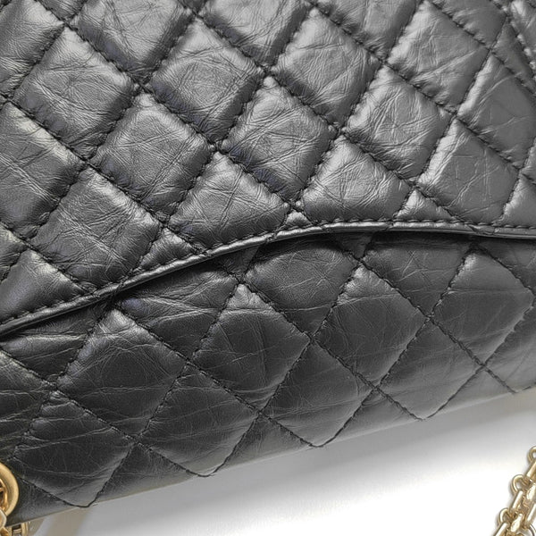 2.55 225 (small) Quilted Calfskin Black