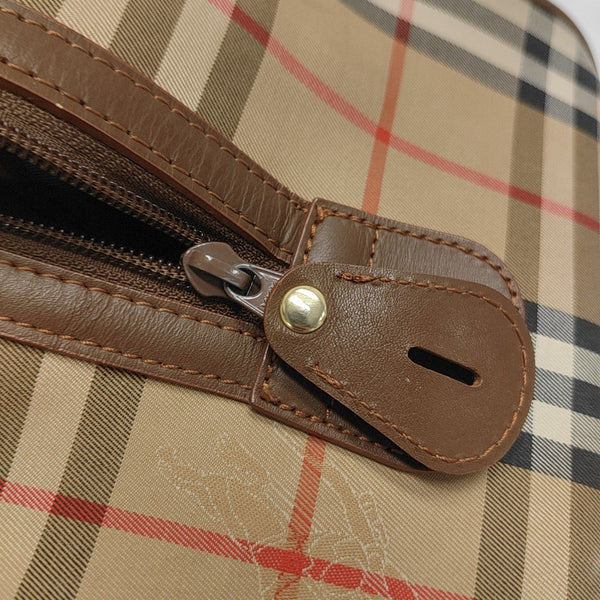 Canvas Top Handle Bag Brown