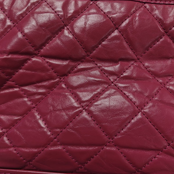 GABRIELLE Medium Quilted Calfskin Red