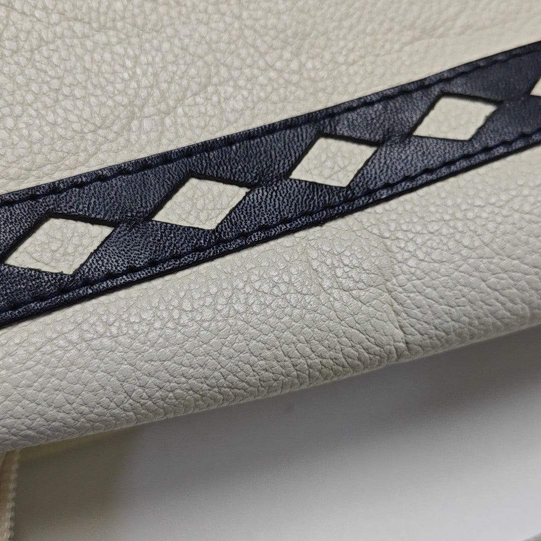 Calfskin Top Handle Bag White