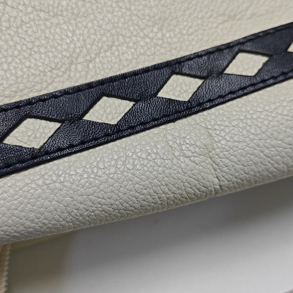 Calfskin Top Handle Bag White