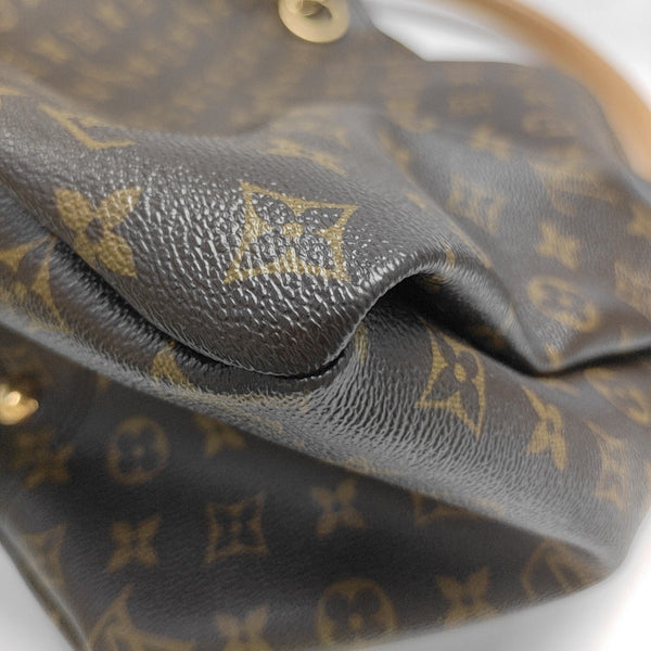 ARTSY MM Monogram Coated Canvas Brown