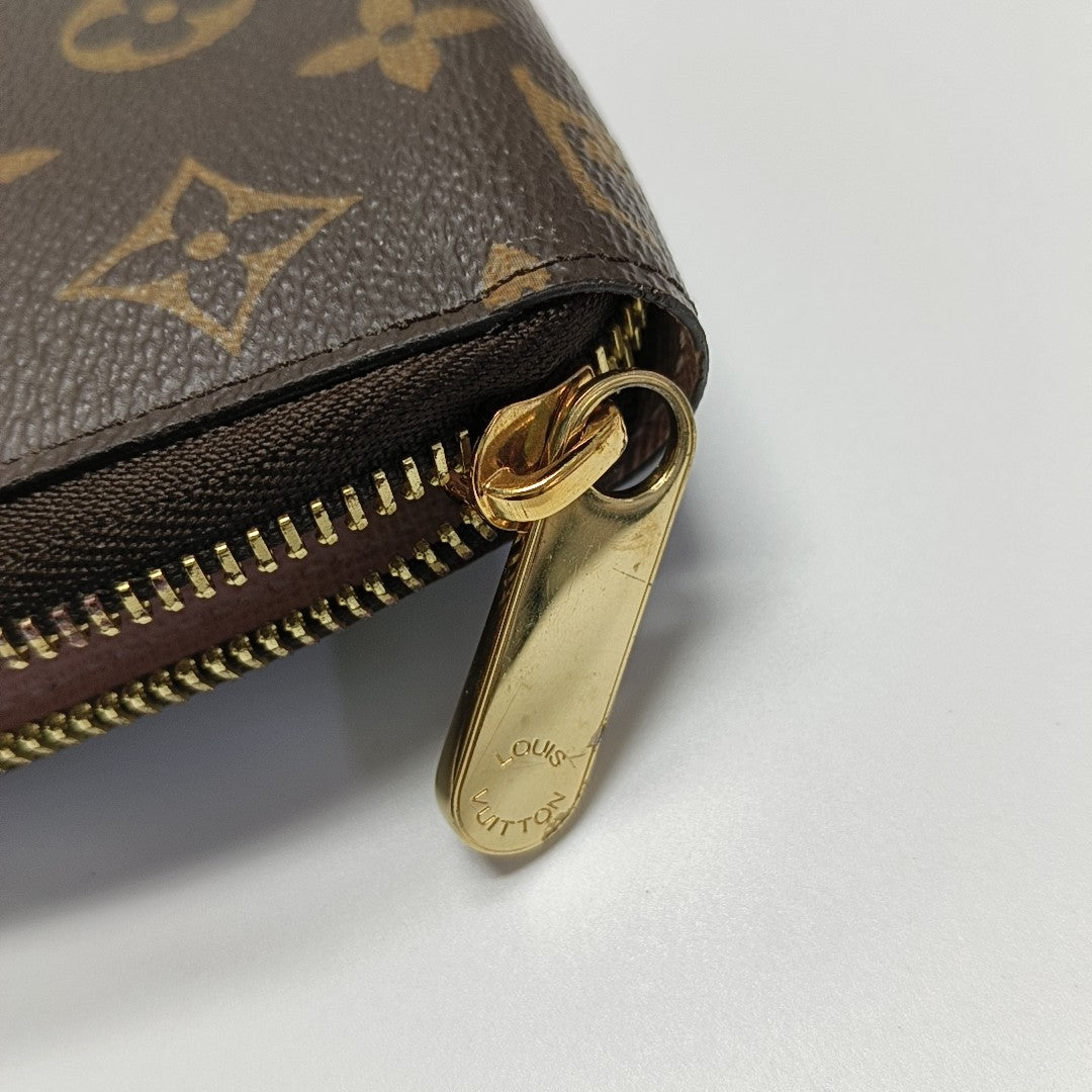 ZIPPY Monogram Coated Canvas Brown Wallet