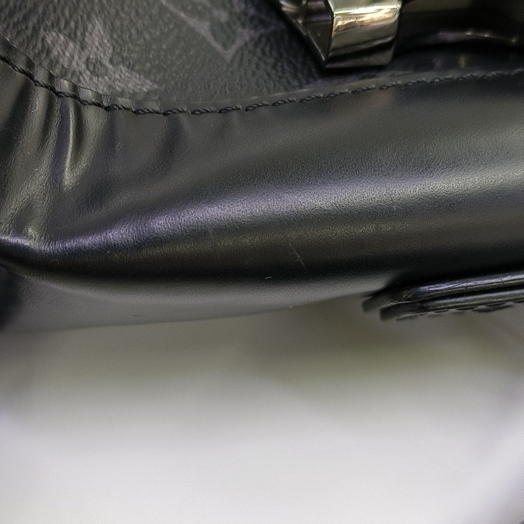 VOYAGER PM Monogram Coated Canvas Black