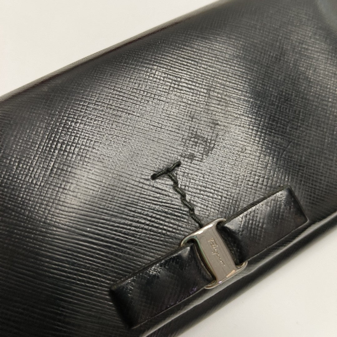 Vara Calfskin Black Wallet