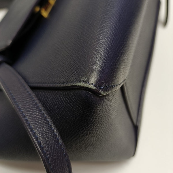 BELT Micro Calfskin Blue