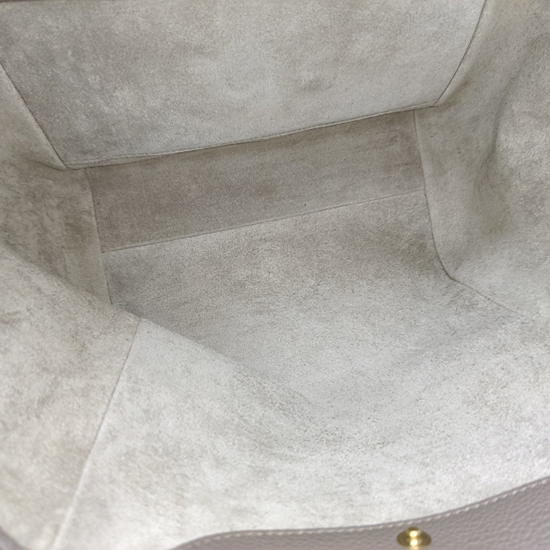 Calfskin Shoulder Bag Gray