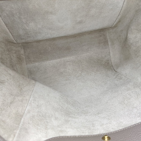 Calfskin Shoulder Bag Gray