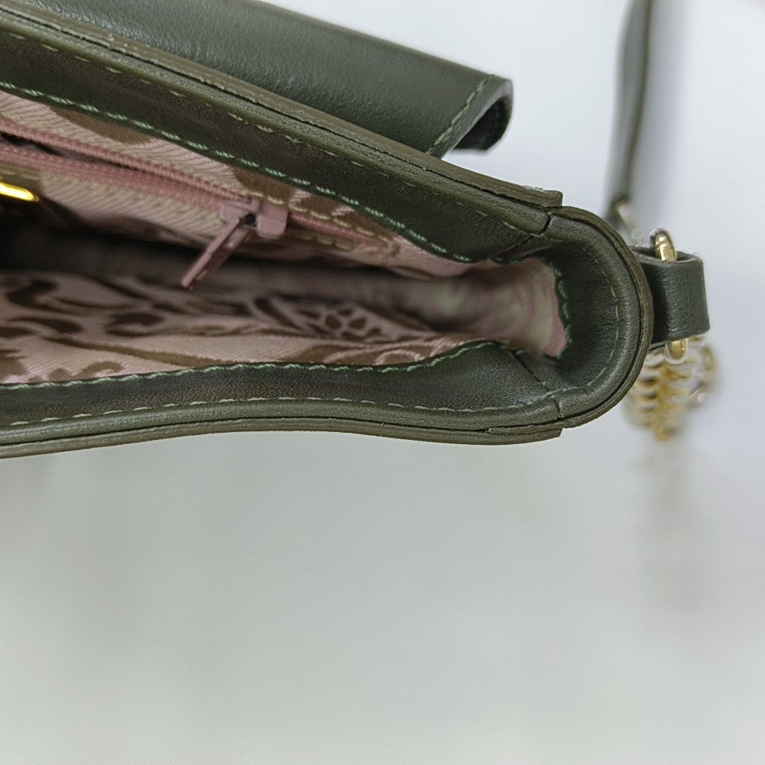 Calfskin Shoulder Bag Gray