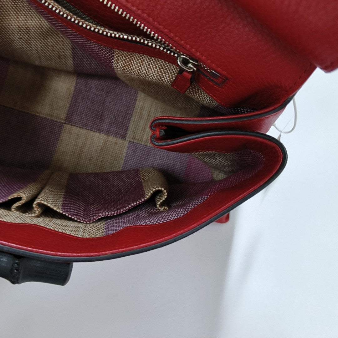 Daily Calfskin Red