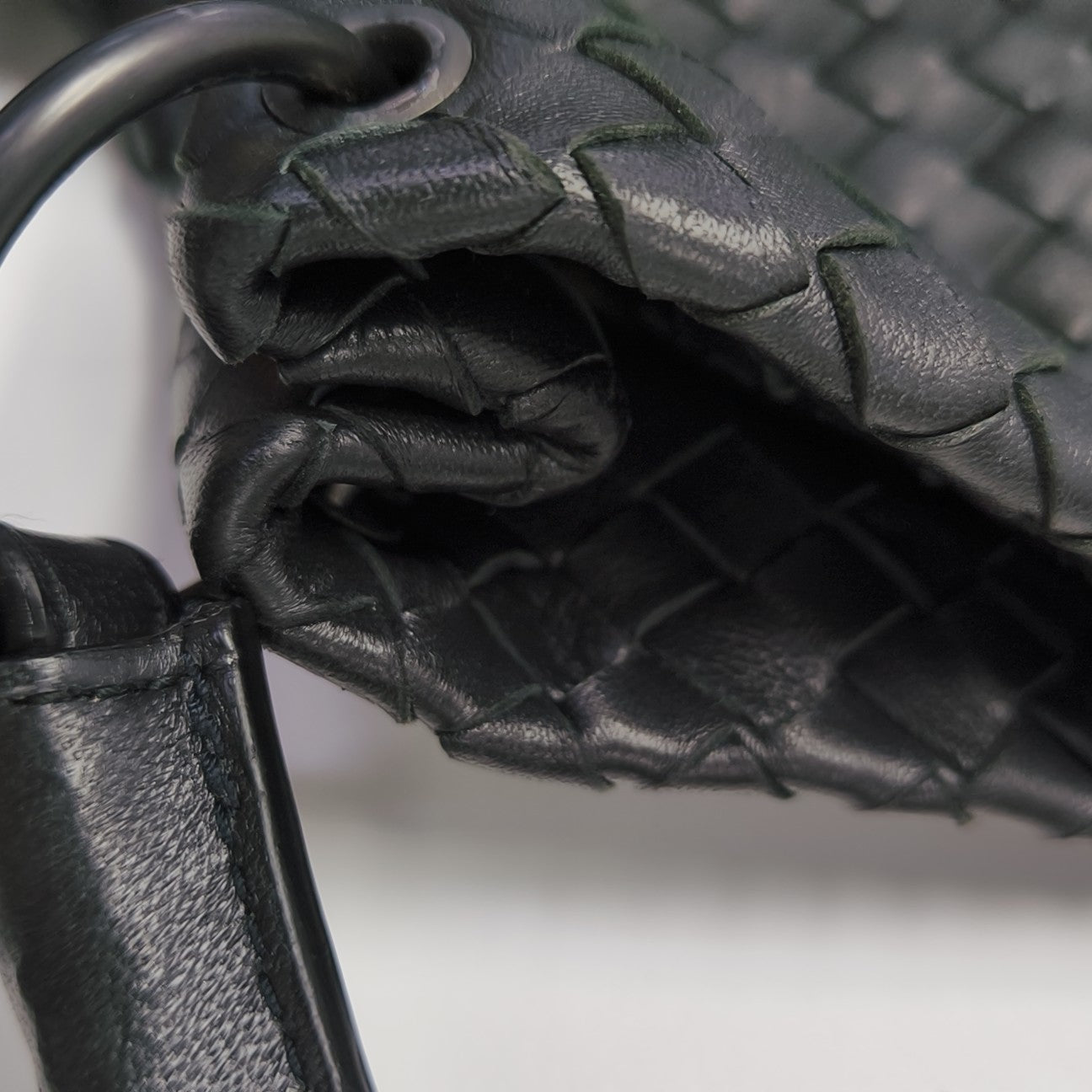 Lambskin Bucket Bag Black