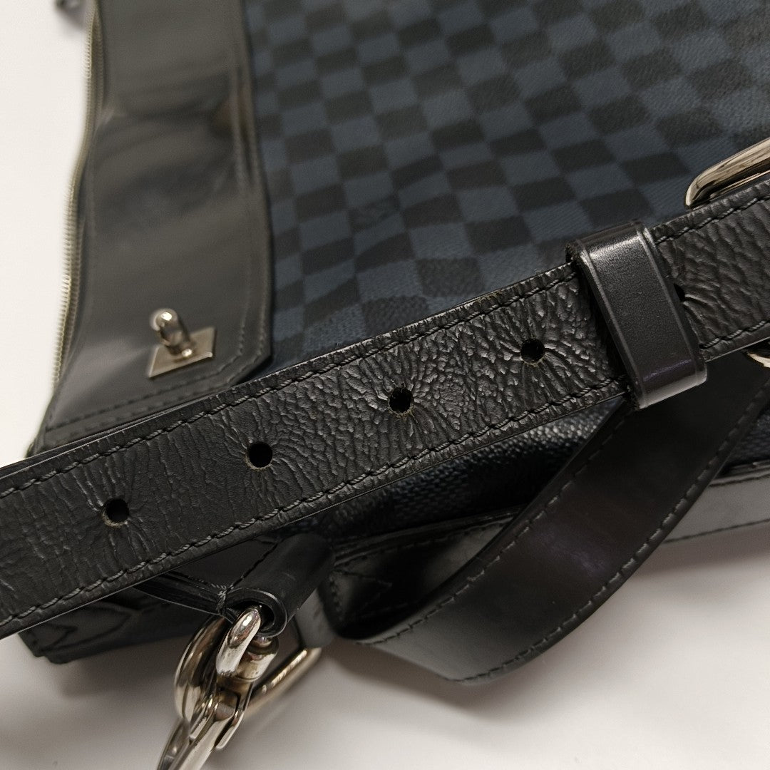 GREENWICH Damier Coated Canvas Blue