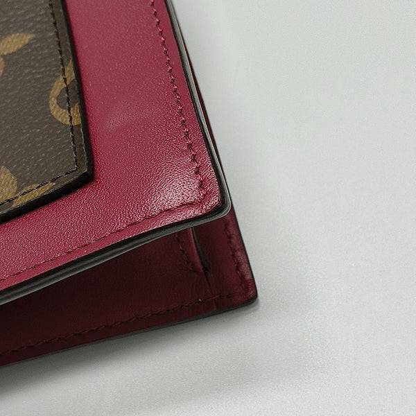 FLORE Monogram Coated Canvas Brown