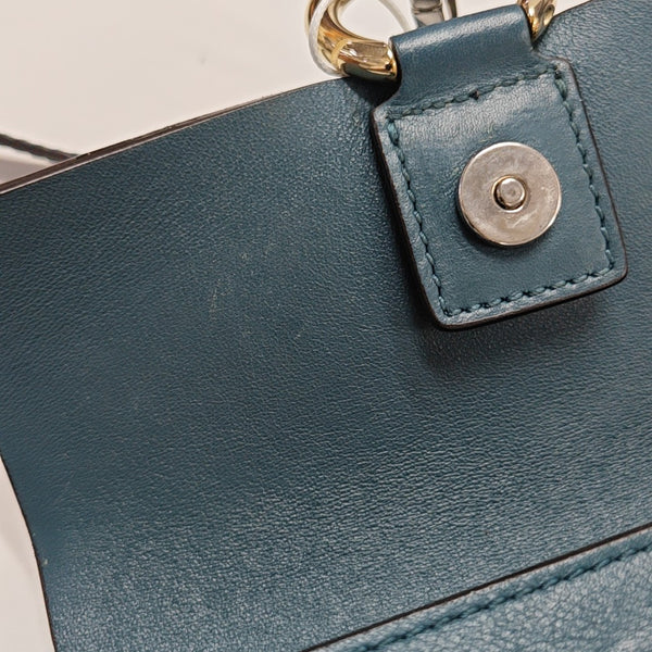 Faye Mini Calfskin Blue