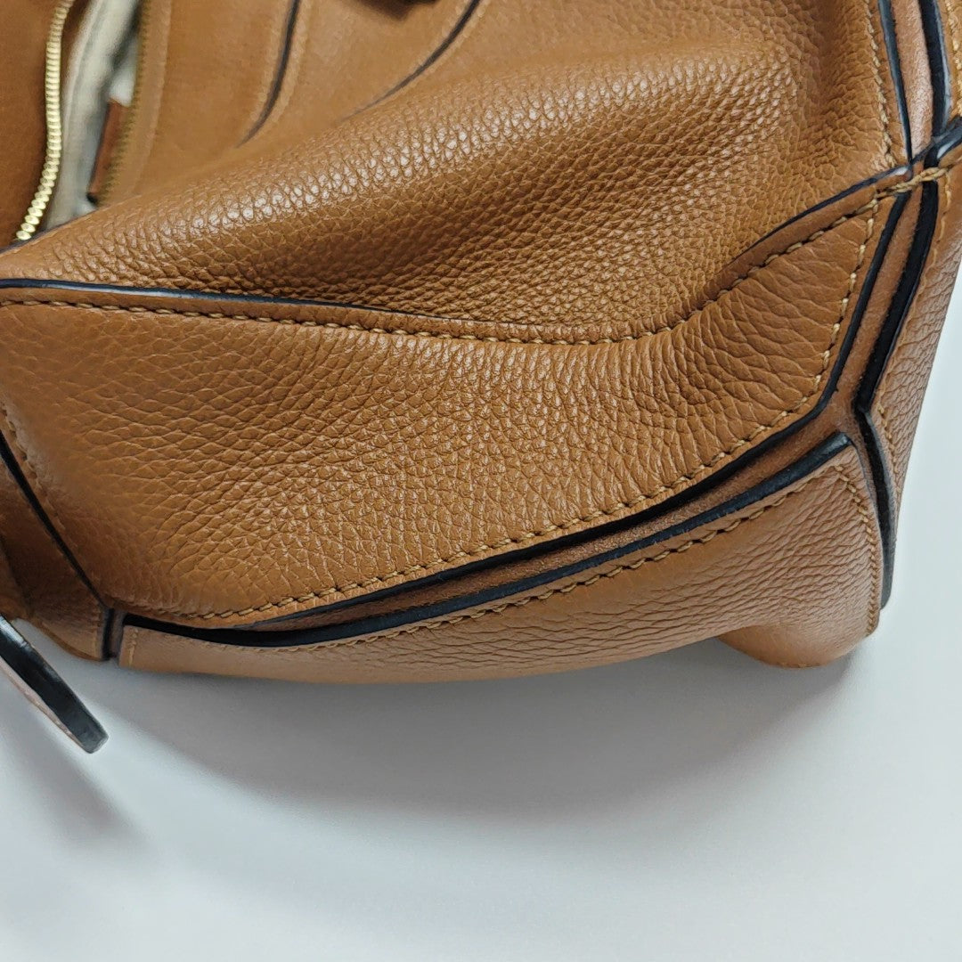 Puzzle Small Calfskin Brown
